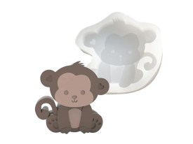 Molde silicona monito simpatico